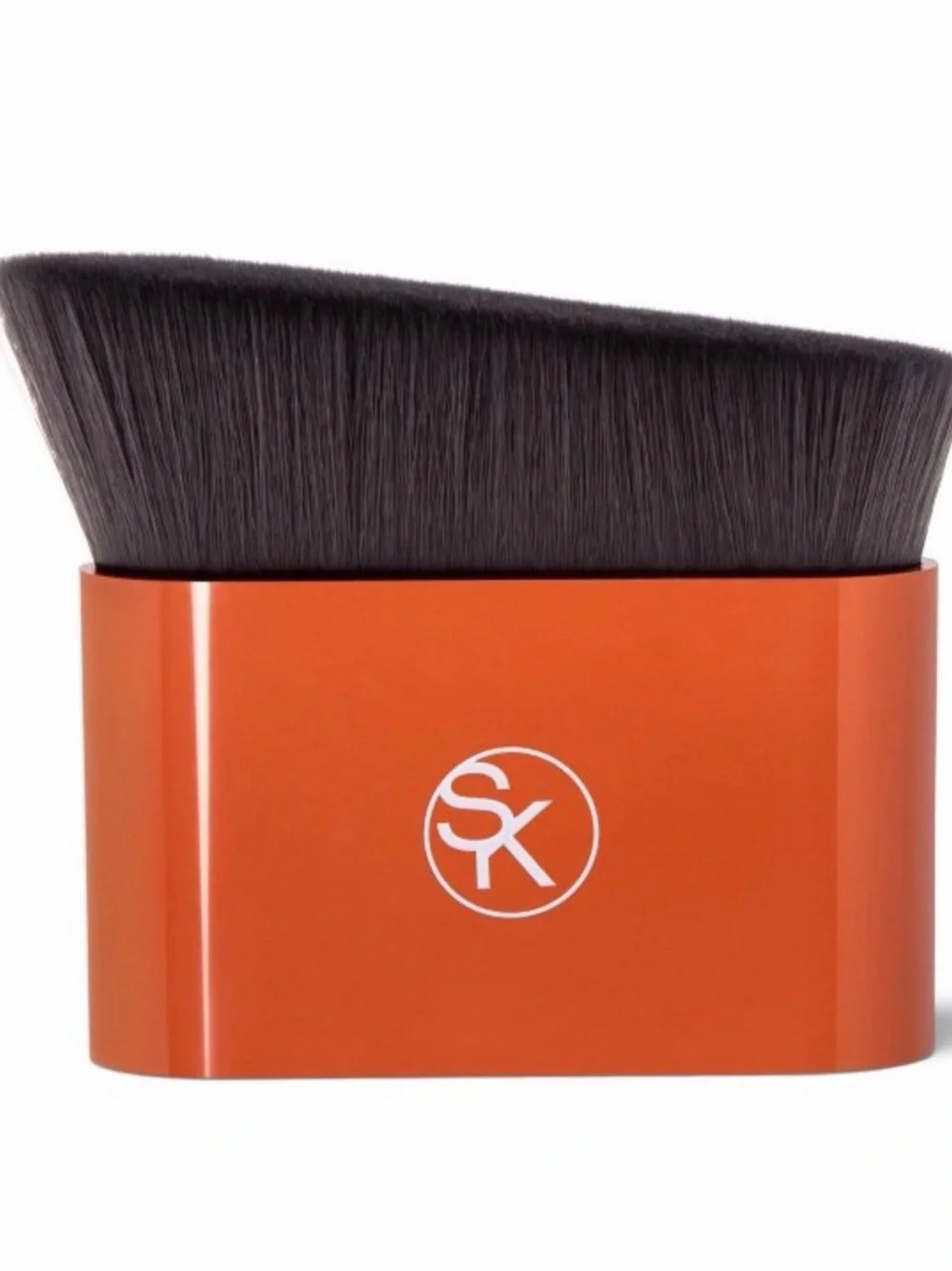 Sonia Kashuk Flat Kabuki Brush in Orange with Black Bristles